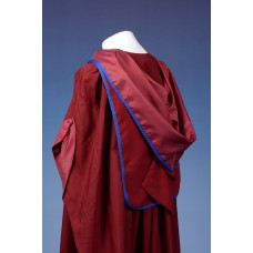 London PhD Style Gown, Hood and Bonnet